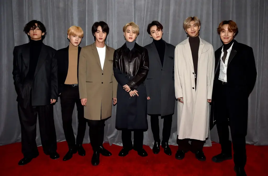 BTS en escenario de concierto representando la nueva etapa del grupo y la posible colaboración latina en el pop global