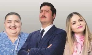 escena de La Oficina serie mexicana mostrando ambiente laboral con humor y estilo falso documental