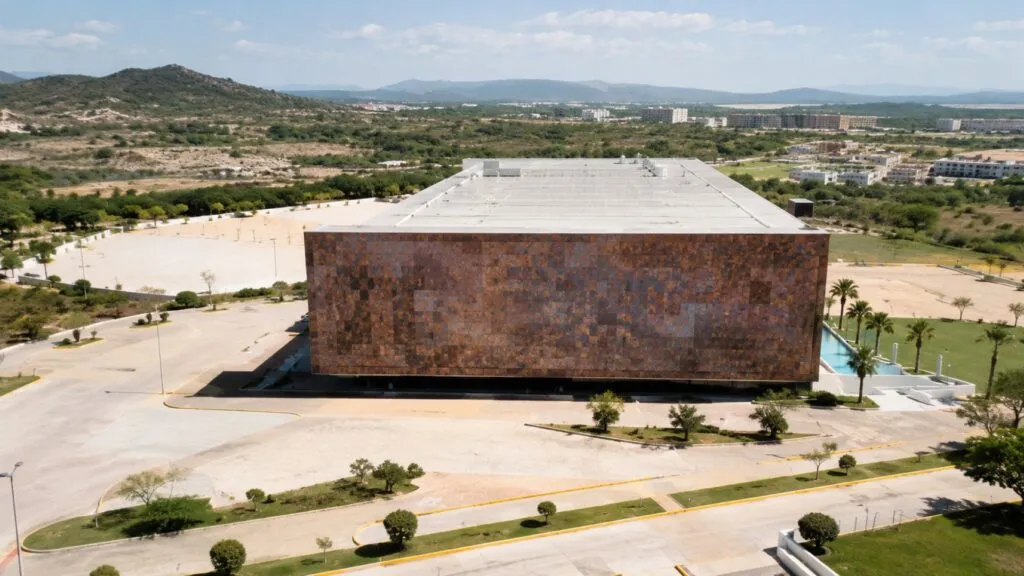 Mazatlán International Center con infraestructura moderna y patrimonio cultural en Sinaloa.