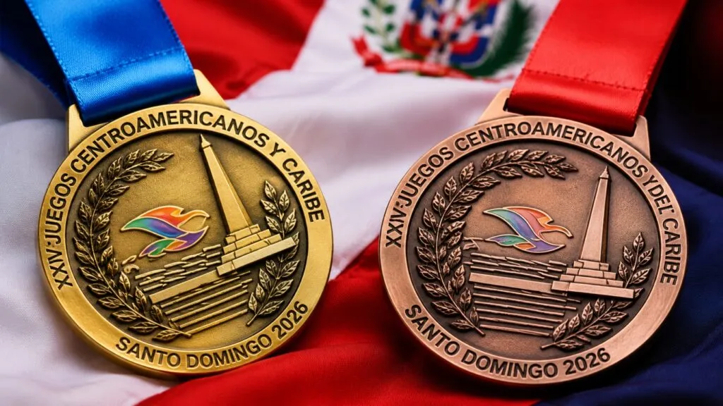 Delegación de México lidera el medallero de los Juegos Centroamericanos 2026 en Santo Domingo.