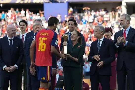 Claudia Sheinbaum asistió a la final del Mundial 2026 celebrada en el MetLife Stadium.
