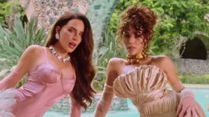 Danna y Belinda en su colaboración musical Dolce Vita, estrenada en agosto de 2026.
