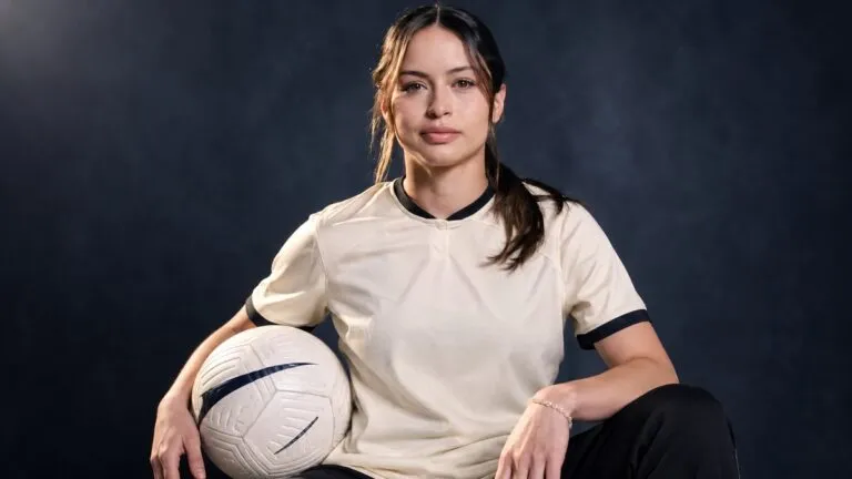 Scarlett Camberos celebra con el América durante la temporada que impulsó su nominación al Balón de Oro Femenil.